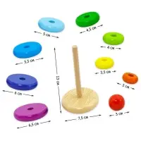 Пирамидка "Десятка", 10деталей