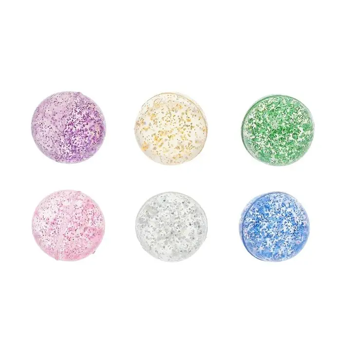 Мяч каучуковый &laquo;Блеск&raquo;, 2,5 см, цвета МИКС