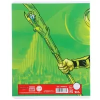 Тетрадь в линейку 18 листов, 5 видов МИКС, обложка мелованный картон, &laquo;Мстители&raquo;