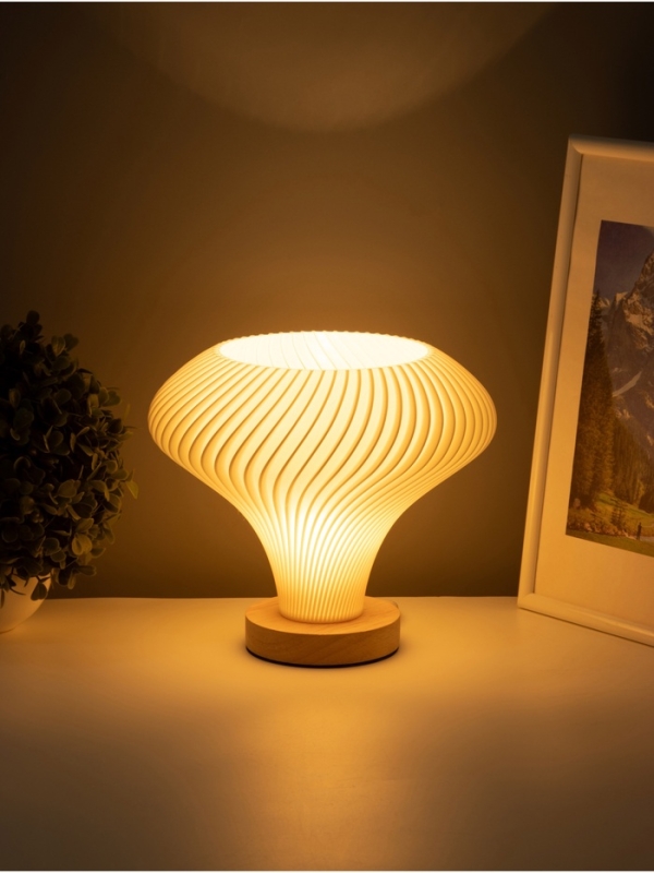 Светильник настольный "Бокал" 1х10Вт Е14 провод 1,7м 22х22х19см