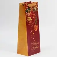 Пакет под бутылку &laquo;Сказочный праздник&raquo;, 13 х 36 х 10 см