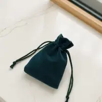 Мешочек бархатный &laquo;Классика&raquo;, 7&times;9 см ( + - 1 см), цвет изумрудный