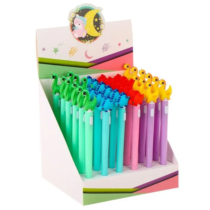 Ручка световая &laquo;Динозаврик&raquo;, синие чернила, МИКС