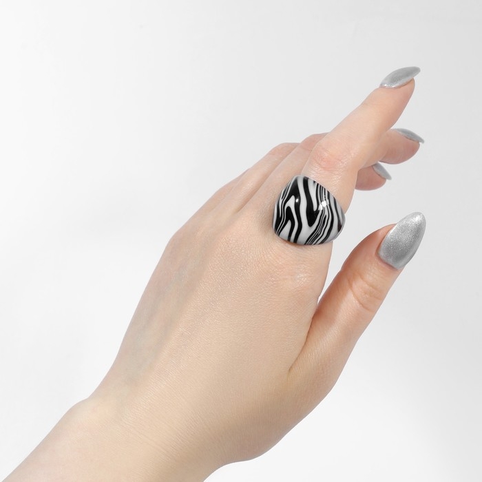 Кольцо &laquo;Муранское стекло&raquo; волны, цвет МИКС