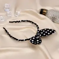 Ободок для волос &laquo;Веселые ушки&raquo;, горох, чёрный