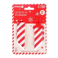 Держатель для соски - пустышки &laquo;Наша сладость&raquo;, новогодний, на ленте, подарочная упаковка, Крошка Я