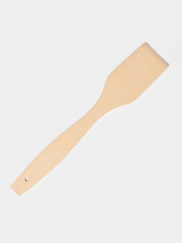 Лопатка блинная деревянная, 28 см, массив бука