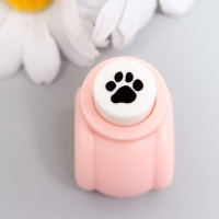 Дырокол фигурный "Отпечаток лапки" d=0,8 см МИКС 3х2,5х2,5 см