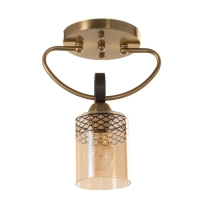 Люстра "Океан" 1х40Вт Е27 латунь 22х15х28см