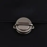 Застёжка для сумки, 3&times;3 см, цвет серебряный