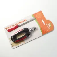 Набор по уходу за когтями: когтерез боковой (отверстие 9 мм) и пилка, микс цветов