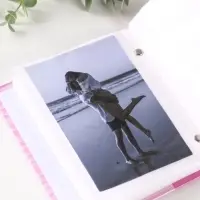 Фотоальбом 100 фото Пинеточки" 10X15см, ПП карм., розовый