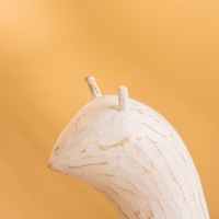 Сувенир &laquo;Улитка&raquo;, 25&times;9&times;32 см, дерево, белый