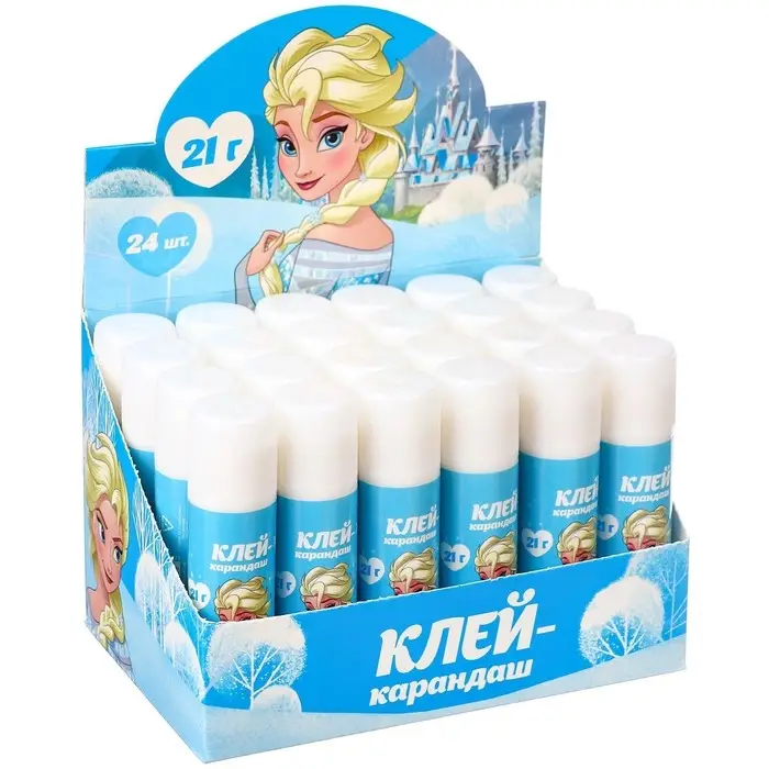 Клей-карандаш PVP 21 г, &laquo;Холодное сердце&raquo;