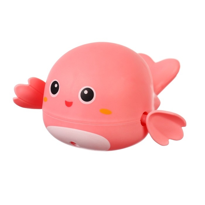 Заводная игрушка для ванны &laquo;Китенок&raquo;, цвет розовый