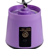 Блендер LBR-01, портативный, 24 Вт, 380 мл, USB, фиолетовый