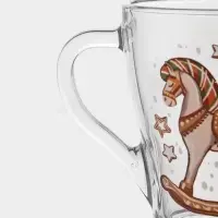 Кружка "Грация" "Новогодние игрушки" 250 мл