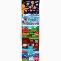 Книжка с окошками "От космоса до морских глубин", Синий трактор