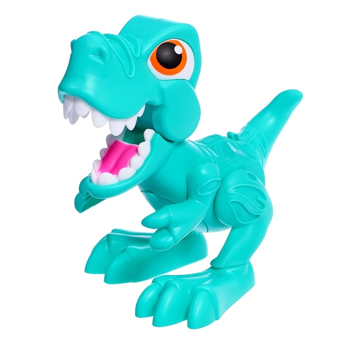 Набор для игры с мягким пластилином &laquo;Диномир&raquo;, 6 баночек с массой для лепки, 5 форм