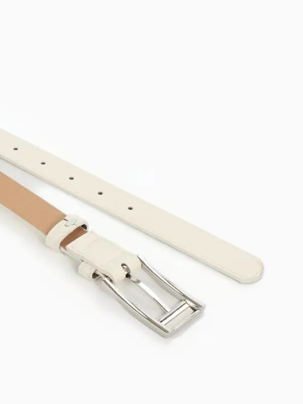 Ремень жен 05-01-02-01, Март2505, 2,7*0,3*110 см, без винта, пряж металл, 1 прокол,