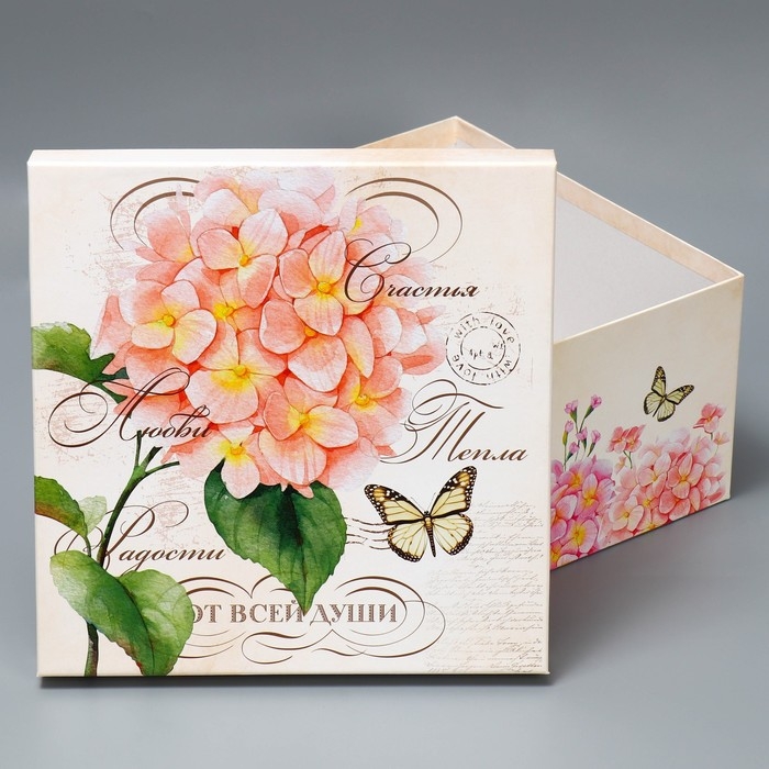 Набор коробок 10 в 1, упаковка подарочная, &laquo;Шебби&raquo;, 10.2 х 10.2 х 6‒28.2 х 28.2 х 15 см