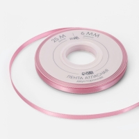 Лента атласная двухсторонняя №158 6мм*25&plusmn;1м сакура TR