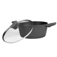 Кастрюля 4.2 литра Kontur-24C крышка индукция антипригарное