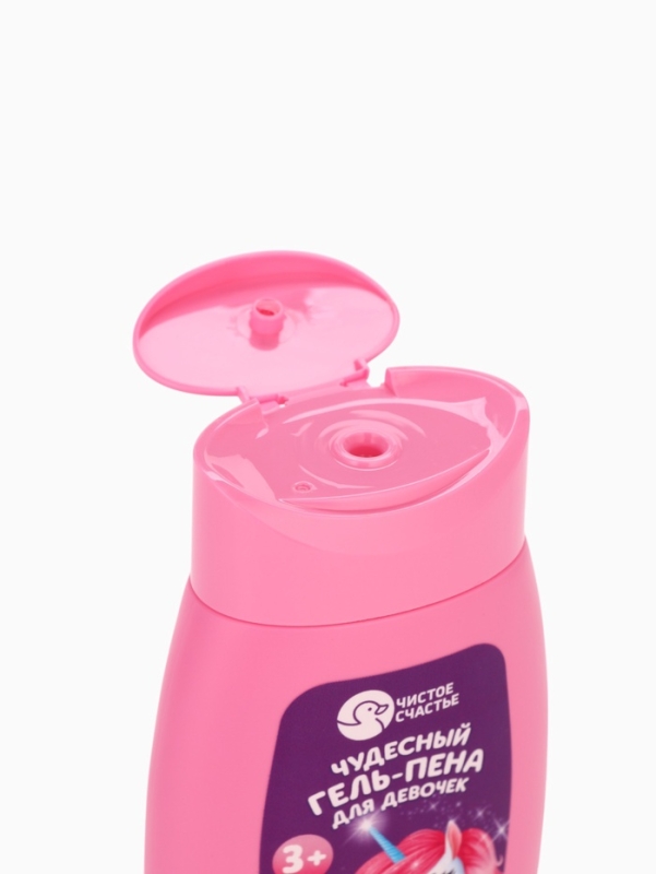 Набор детский "Волшебной девочке", гель-пена 250 мл, мочалка