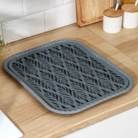 Поднос с вкладышем для сушки посуды &laquo;Колос&raquo;, 45,5&times;36 см, цвет МИКС