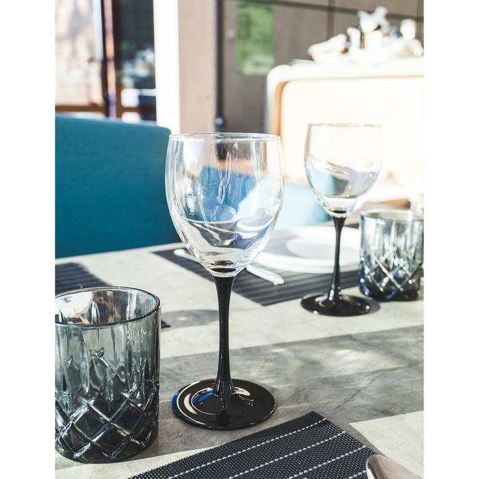 Набор стеклянных бокалов для вина &laquo;Домино&raquo;, 350 мл, 6 шт