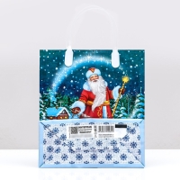 Новый год. Пакет "Сияние ночи", мягкий пластик, 22 х 25 см.