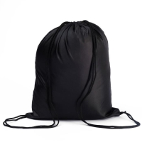 Мешок для обуви 420&times;340 мм, Calligrata &laquo;Стандарт&raquo;, (мягкий полиэстер, плотность 210 D), чёрный