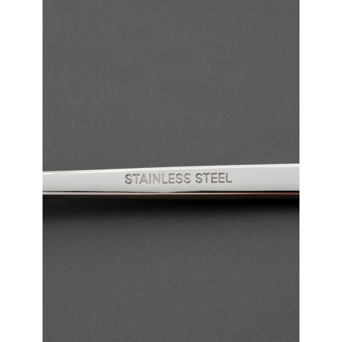 Ложка чайная из нержавеющей стали Magistro Gamburg, длина 16 см, толщина 3,5 мм, цвет серебряный