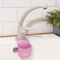 Подставка для губки Доляна &laquo;Базис&raquo;, 18&times;8&times;3,5 см, цвет МИКС