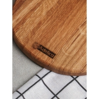 Доска для подачи авторская &laquo;Лапа Тигра&raquo;, 19&times;22&times;2 см, натуральный дуб