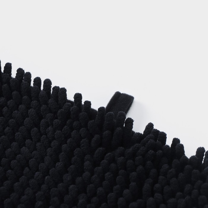 Коврик для дома LaDо́m, букли, плотность 1400 г, 50&times;80 см, цвет графитовый