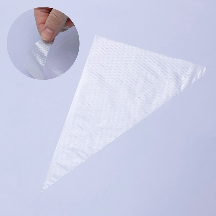 Кондитерский мешок одноразовый, 100 шт, 34&times;24 см, размер L