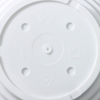 Горшок для цветов с поддоном &laquo;Алиса&raquo;, 1 л, d=17 см, h=10 см, цвет белый