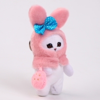 Мягкая игрушка &laquo;Зайка в шапочке&raquo; на брелоке, 12 см