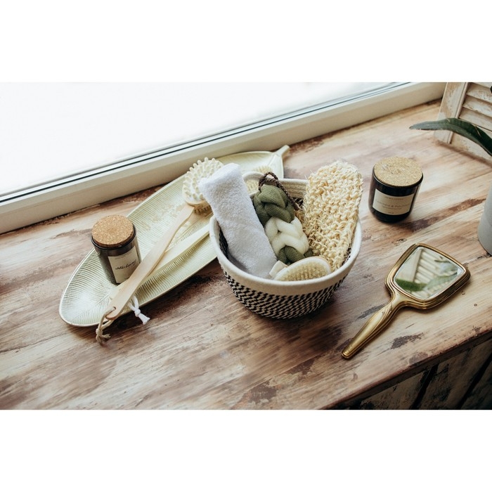 Мочалка для тела Доляна &laquo;Колосок&raquo;, 40 гр, цвет зелёный