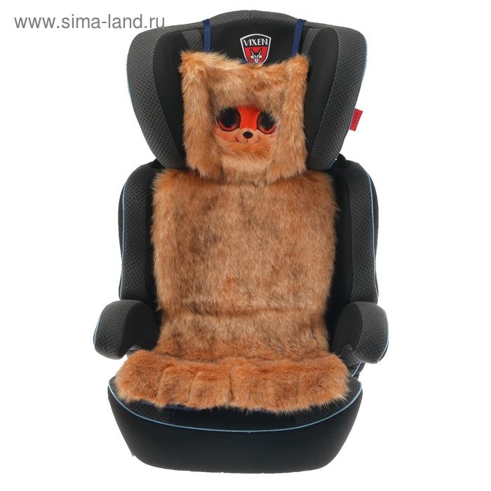 Накидка &laquo;АВТОНЯША&raquo; для детского автокресла, Лисичка, рыжая
