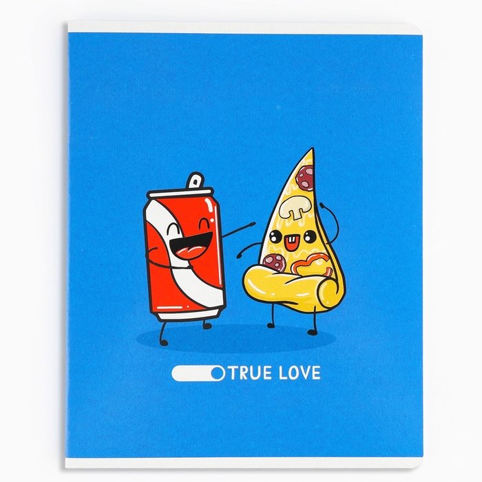 Тетрадь в клетку, 48 листов А5 на скрепке , внутренний блок №1 МИКС &laquo;1 сентября: Истинная любовь&raquo; ВД лак