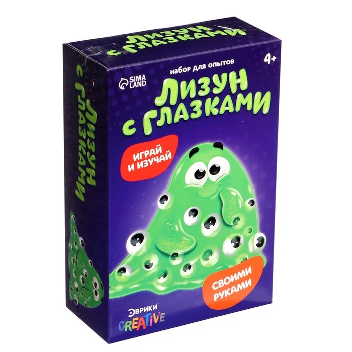 Набор для опытов &laquo;Лизун с глазками&raquo;, своими руками