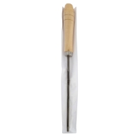 Напильник ТУНДРА, для цепей шаг 0.325", круглый, ШХ15, дерев. рукоятка, d=4.8 мм, №3, 200 мм