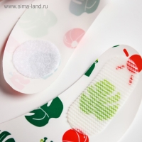 Нагрудник для кормления &laquo;Крошка Я&raquo; непромокаемый на липучке, цвет зеленый