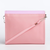 Сумка детская для девочки "Кошечка", на клапане, цвет розовый