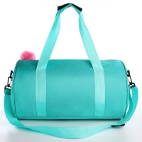 Сумка детская спортивная для девочки &laquo;Волшебство&raquo;, 40х20х20 см,отдел на молнии, цвет мятный