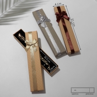 Коробочка подарочная под браслет/цепочку/часы &laquo;Стёганый принт&raquo;, 21&times;4, цвет МИКС