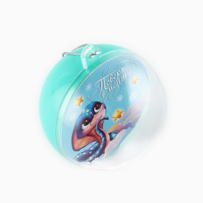 Новогодний шар ёлочный &laquo;поверь в мечту&raquo;, на Новый год, d = 6 см