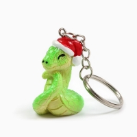 Новогодний брелок для ключей, объемный &laquo;Новый год: Новогодний микс&laquo;Новый год: 5 шт